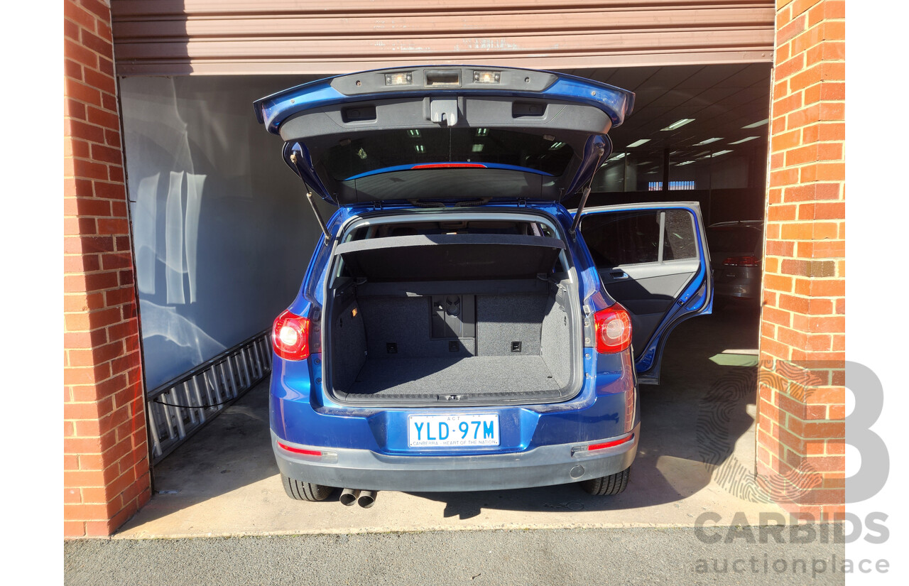 7/2010 Volkswagen Tiguan 103 TDI 5NC MY10 4d Wagon Blue 2.0L