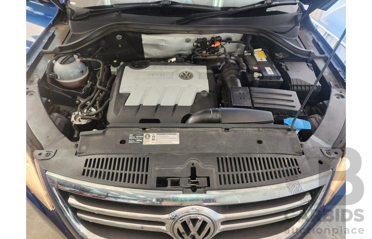 7/2010 Volkswagen Tiguan 103 TDI 5NC MY10 4d Wagon Blue 2.0L