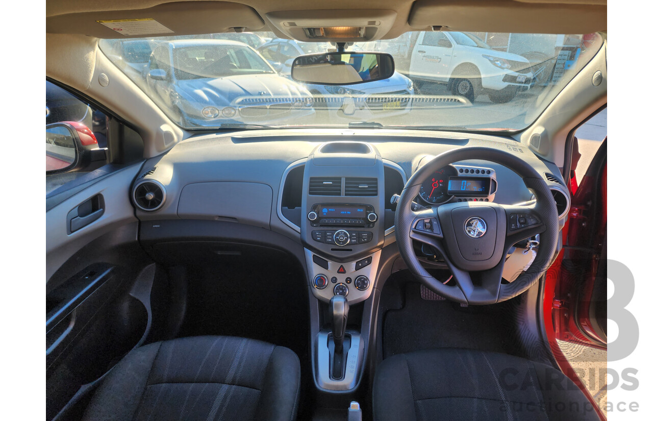 3/2012 Holden Barina  TM 5d Hatchback Red 1.6L