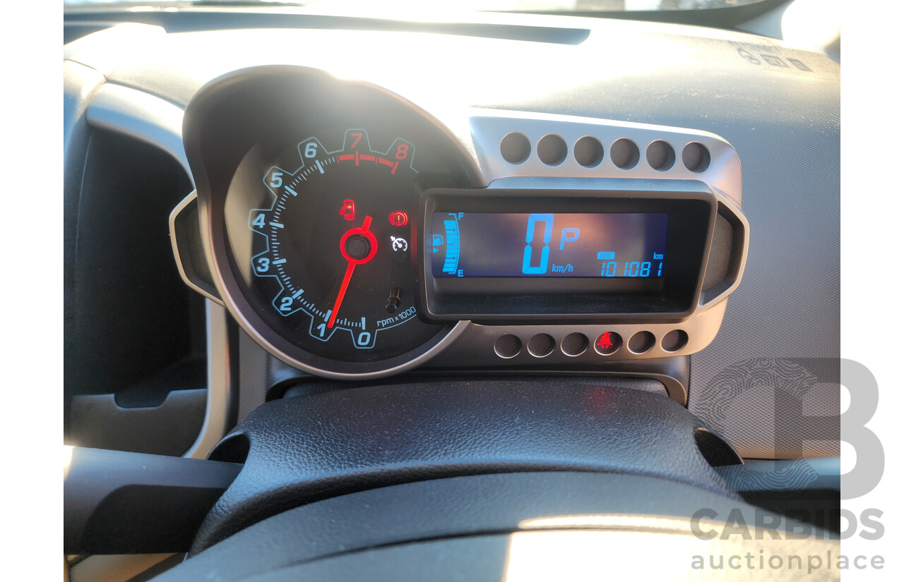 3/2012 Holden Barina  TM 5d Hatchback Red 1.6L