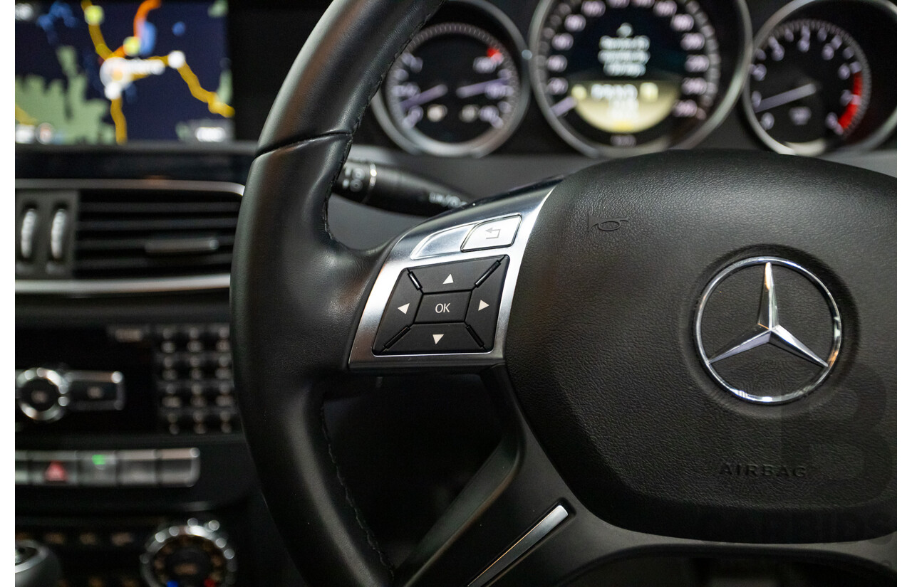 3/2012 Mercedes-Benz C200 BE W204 MY12 4d Sedan Magnetite Black Turbo 1.8L