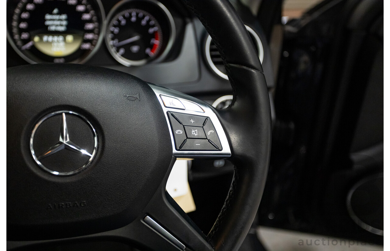 3/2012 Mercedes-Benz C200 BE W204 MY12 4d Sedan Magnetite Black Turbo 1.8L