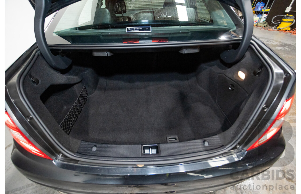 3/2012 Mercedes-Benz C200 BE W204 MY12 4d Sedan Magnetite Black Turbo 1.8L