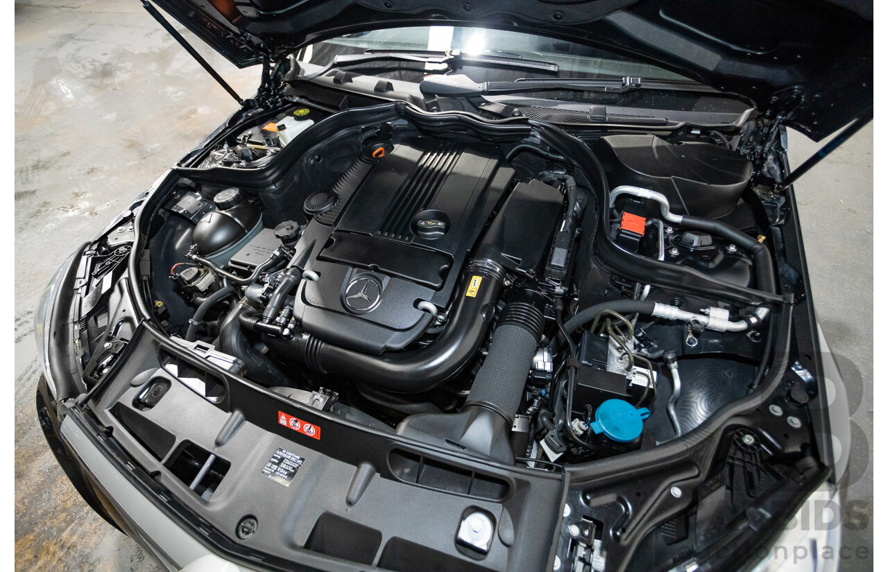 3/2012 Mercedes-Benz C200 BE W204 MY12 4d Sedan Magnetite Black Turbo 1.8L