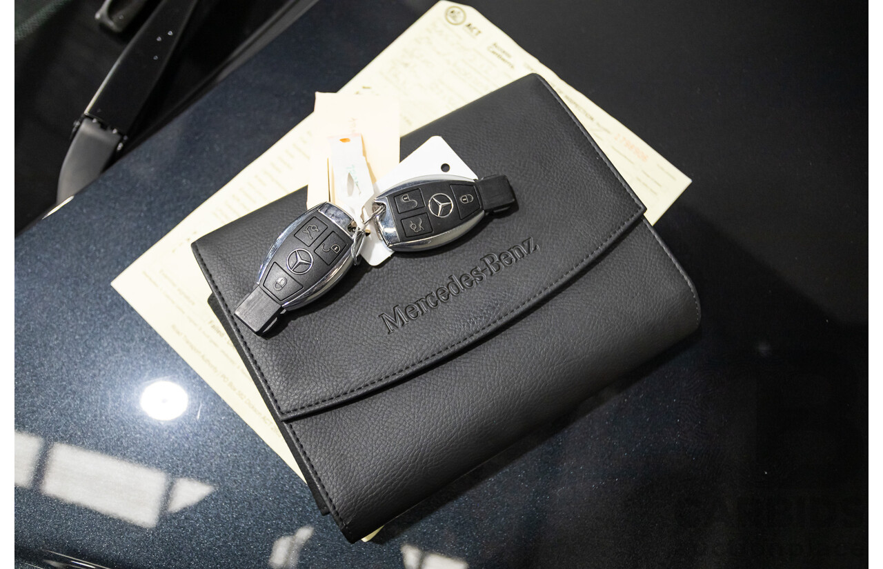 3/2012 Mercedes-Benz C200 BE W204 MY12 4d Sedan Magnetite Black Turbo 1.8L