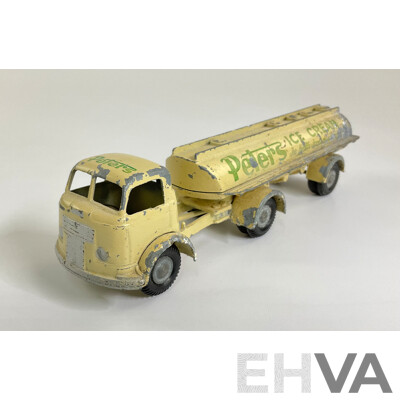 Vintage Diecast Micro Models Commer Tanker, Peters Ice Cream