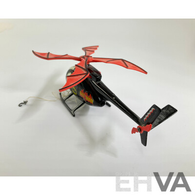 Vintage Corgi Toys Diecast Bat-Copter, Made in Great Britain