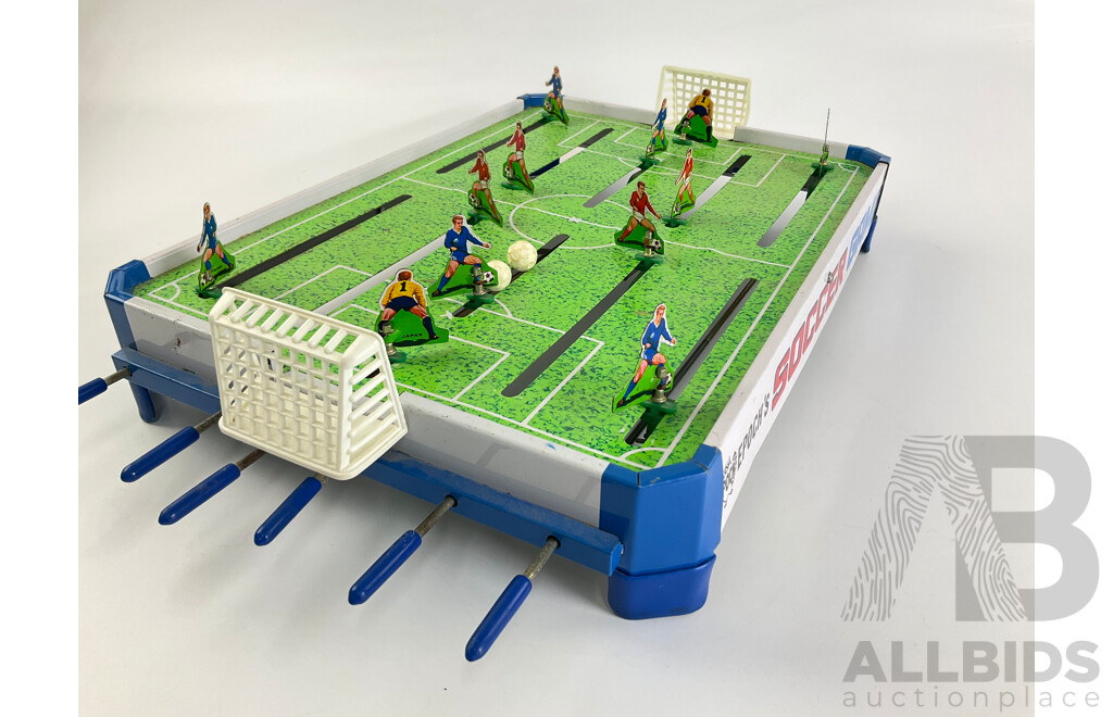 Vintage Epoch's Pressed Steel Soccer Game, Made in Japan
