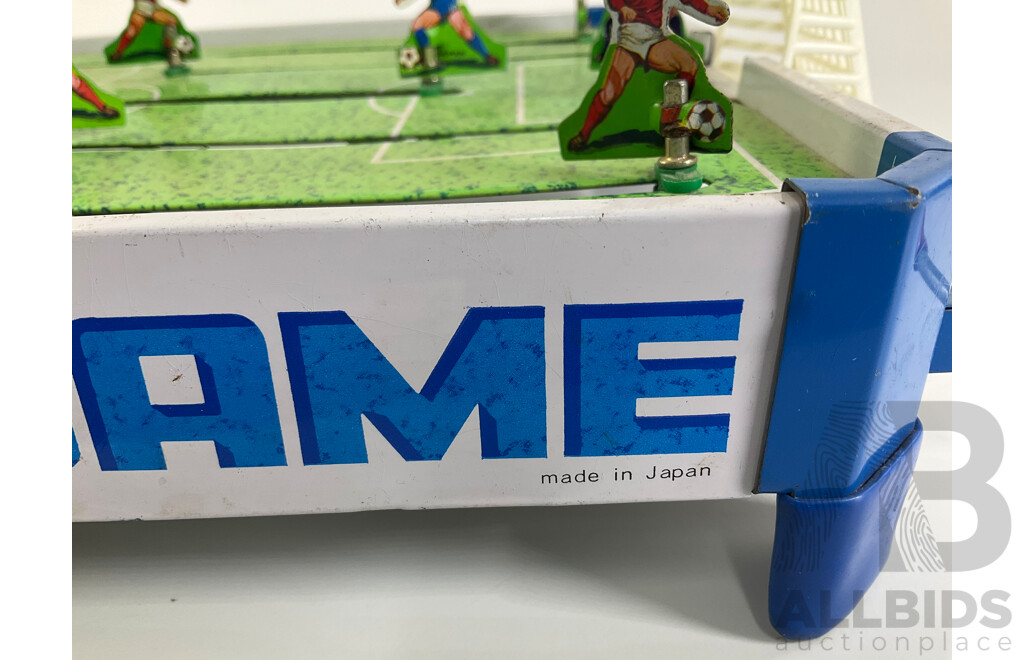 Vintage Epoch's Pressed Steel Soccer Game, Made in Japan