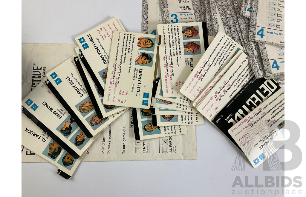 Vintage Ideal Electronic Detective with Original Box and Record