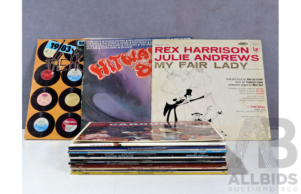 Collection Approx 20 Vinyl Records, Mostly 1970s, 80s, 90s and More