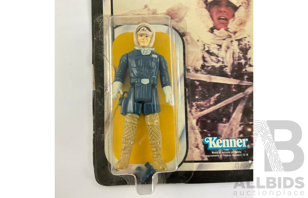 Vintage Kenner Star Wars Empire Strikes Back Han Solo Figurine with Original Packaging