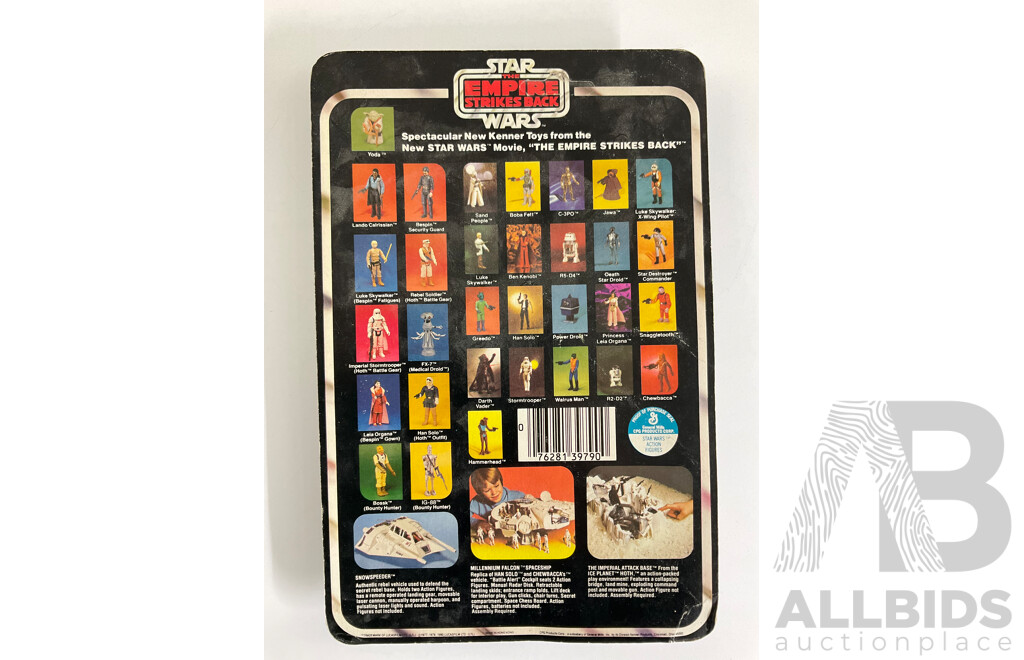 Vintage Kenner Star Wars Empire Strikes Back Han Solo Figurine with Original Packaging