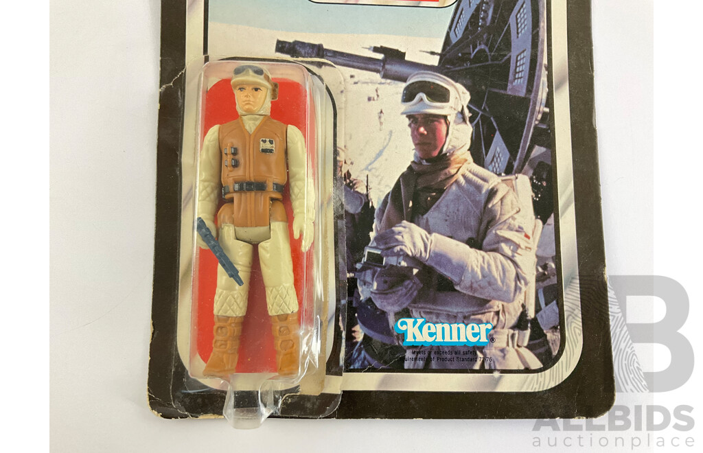 Vintage Kenner Star Wars Empire Strikes Back Rebel Soldier Figurine with Original Packaging
