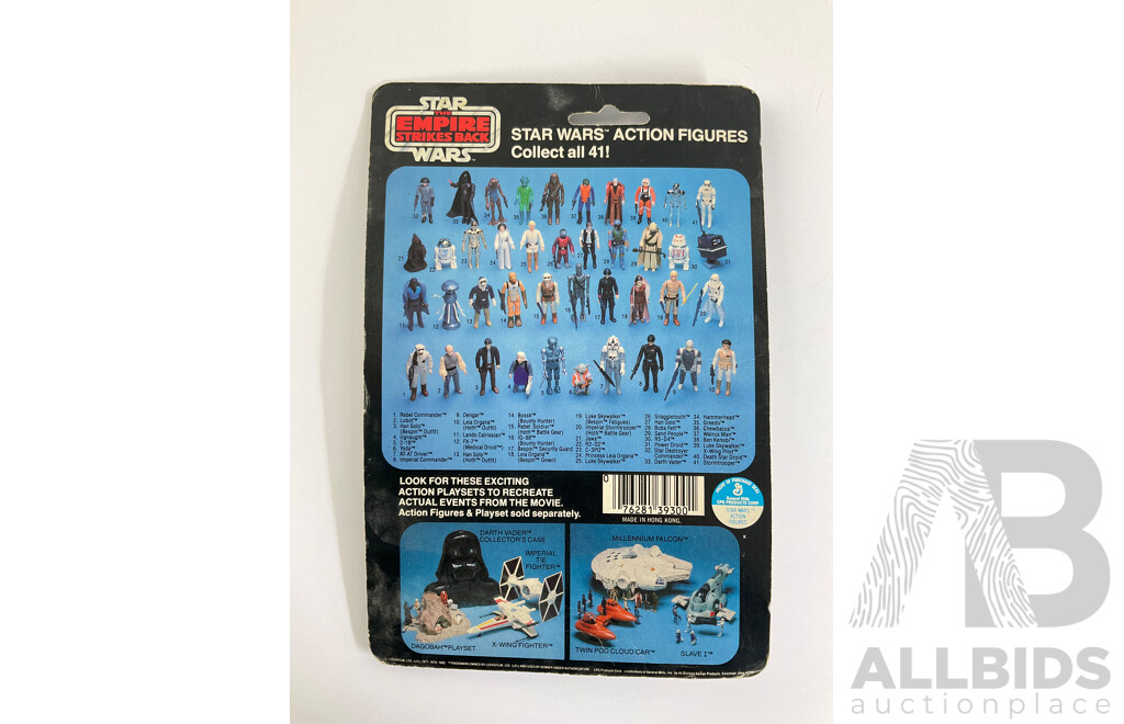 Vintage Kenner Star Wars Empire Strikes Back Rebel Soldier Figurine with Original Packaging