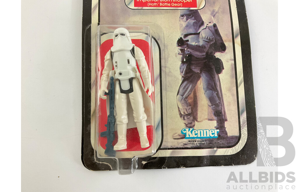 Vintage Kenner Star Wars Empire Strikes Back Imperial Stormtrooper Figurine with Original Packaging