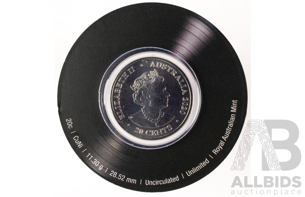 Australian RAM 2021 AC/DC Seven Twenty Cent Coin Box Set