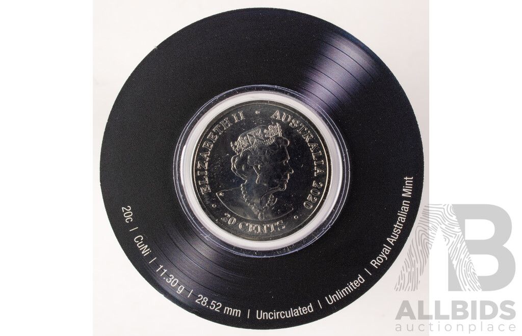 Australian RAM 2021 AC/DC Seven Twenty Cent Coin Box Set