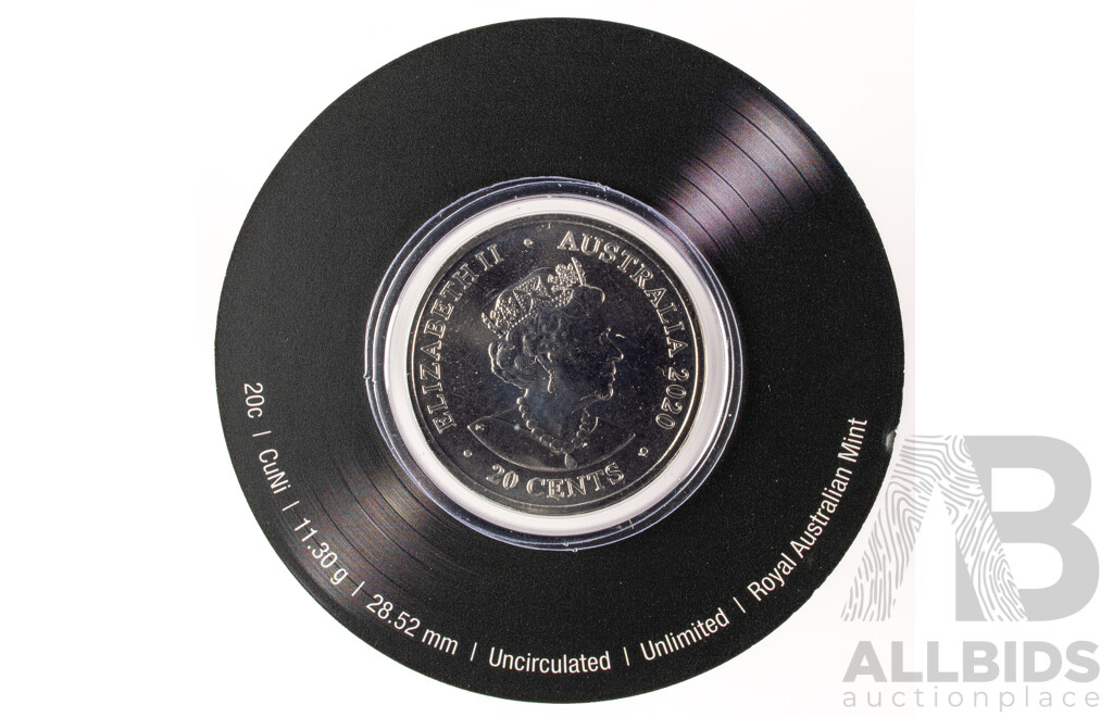 Australian RAM 2021 AC/DC Seven Twenty Cent Coin Box Set