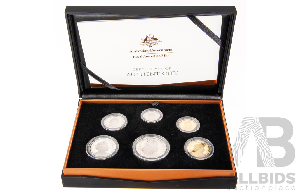 Australian RAM 2021 Six Proof Coin Set, 50th Anniversary of the Aboriginal Flag