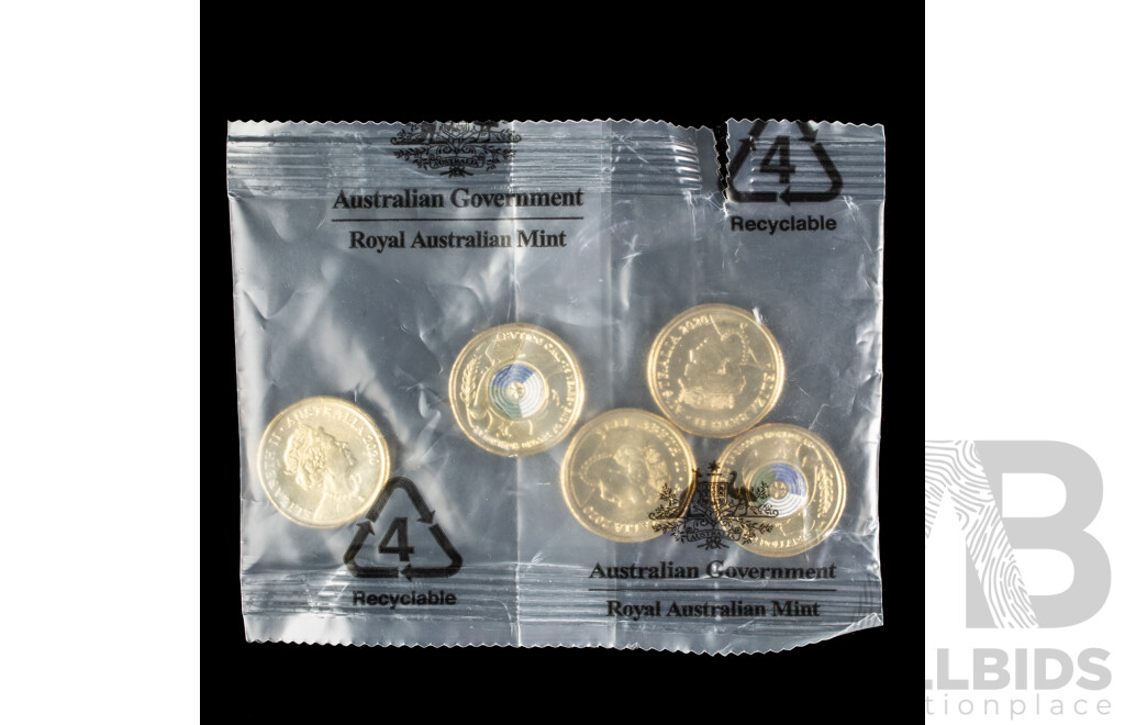 Fifteen Australian RAM 2022 UNC Two Dollar Coins Including 2020 75 Years End of WW2, 2022 Front Line Workers, 2021 Ambulance Services