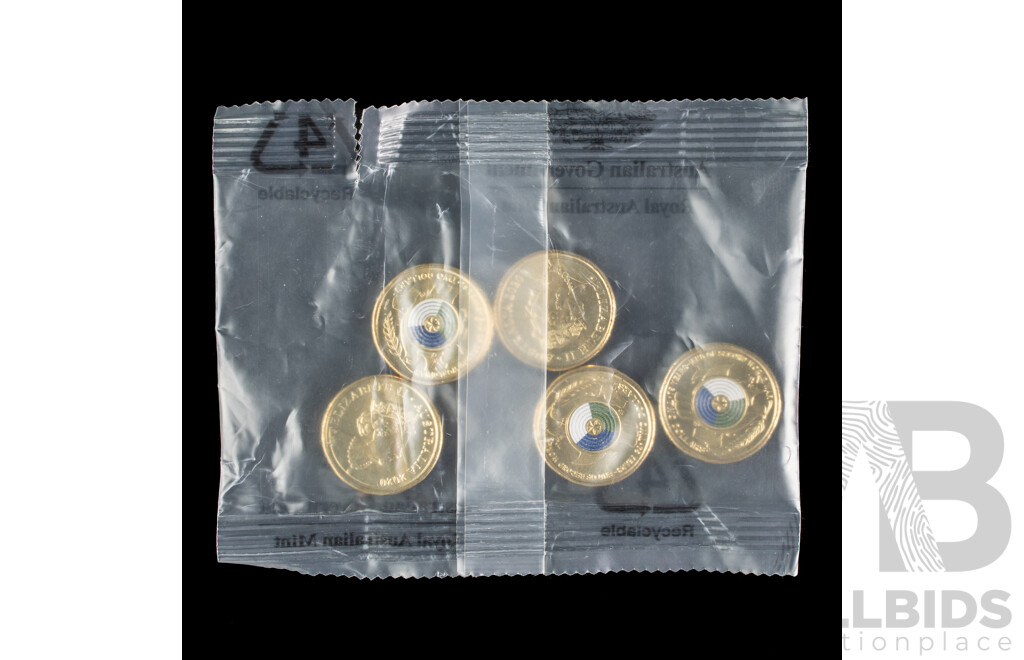 Fifteen Australian RAM 2022 UNC Two Dollar Coins Including 2020 75 Years End of WW2, 2022 Front Line Workers, 2021 Ambulance Services