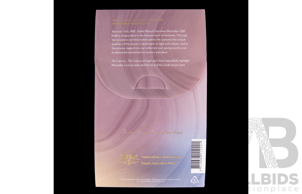 Australian RAM 2025 Dorothea Mackellar Three Fifty Cent Coin Set