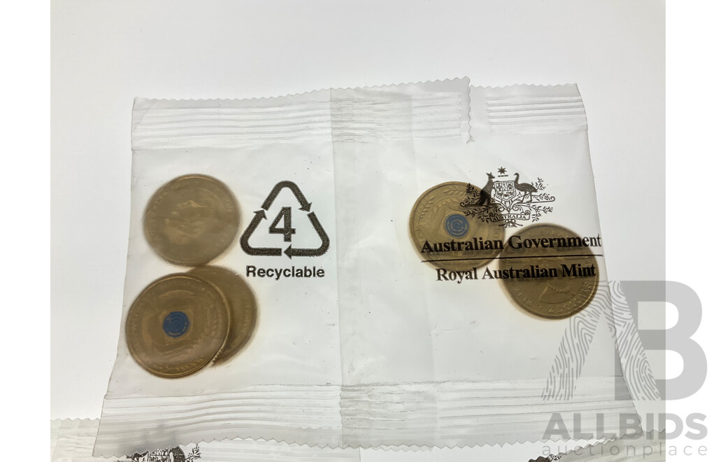 Fifteen Australian RAM Commemorative Two Dollar Coins Including 2020 Firefighters, 2021 Indigenous Military Service, 2022 Front Line Workers