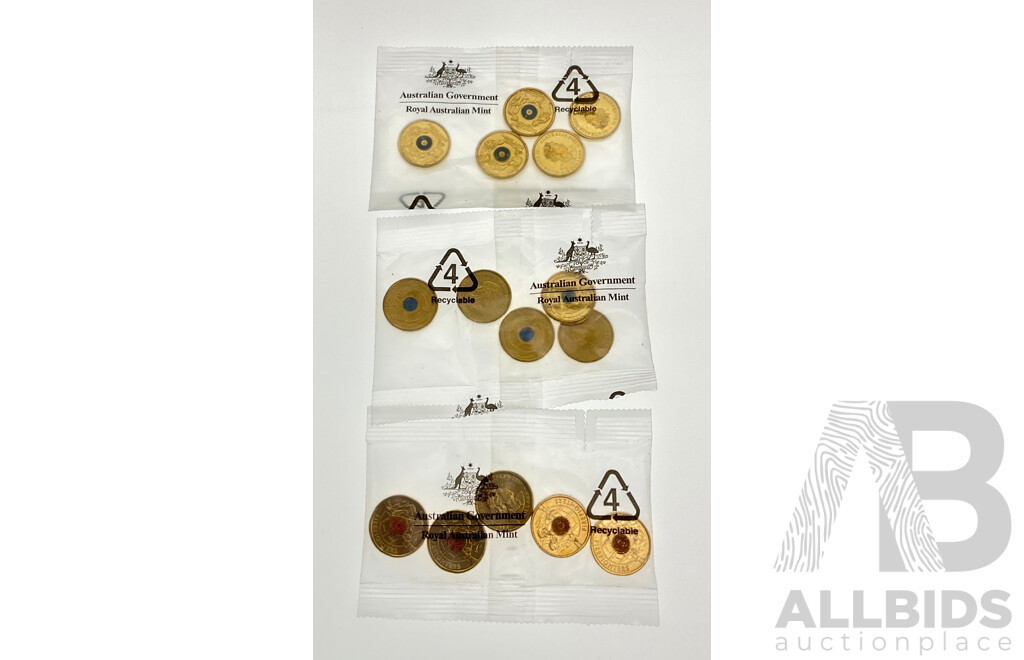 Fifteen Australian RAM Commemorative Two Dollar Coins Including 2020 Firefighters, 2021 Ambulance Services, 2020 75 Years End of WW2