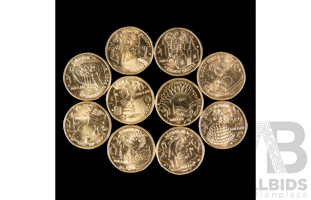 Australian 2025 Women's Weekly One Dollar Coins and Folder, Children's Birthday Cake Book