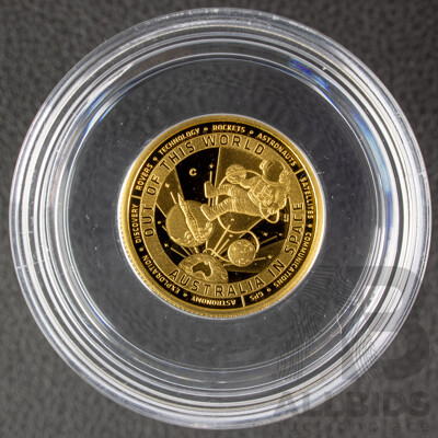 Australian RAM 2024 Gold Proof Ten Dollar Coin, C Mintmark, Out of This World - Australia in Space