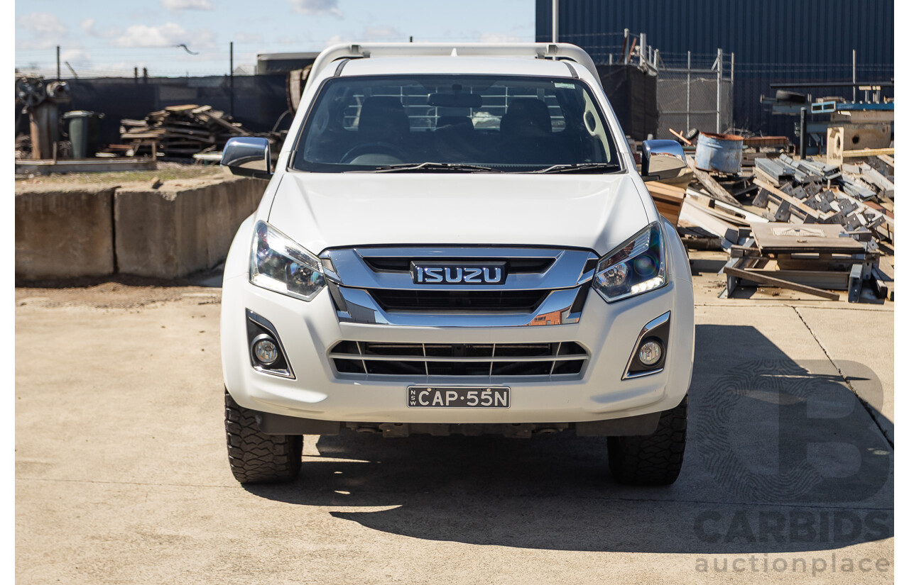 03/2017 Isuzu D-Max LS-U  (4x4)  TF MY17 Crew Cab Utility White Turbo Diesel 3.0L