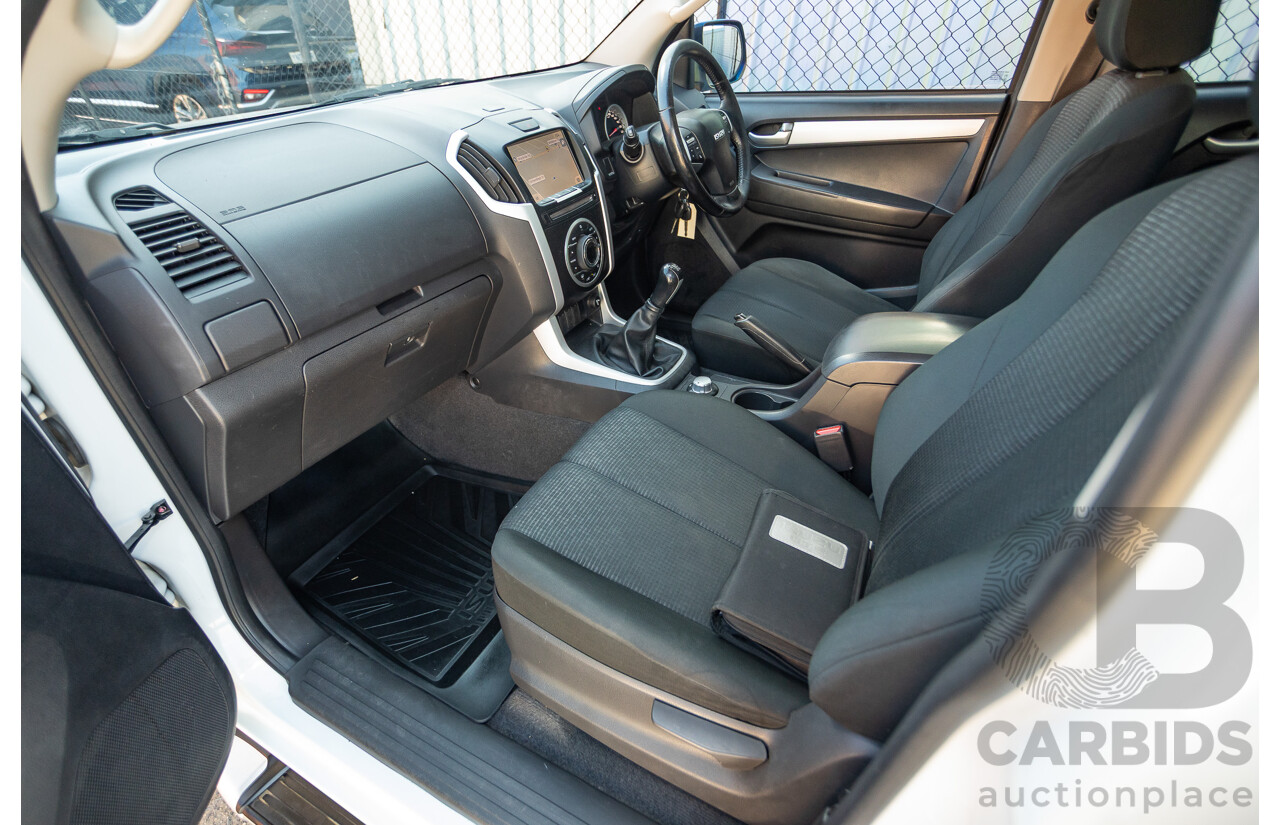 03/2017 Isuzu D-Max LS-U  (4x4)  TF MY17 Crew Cab Utility White Turbo Diesel 3.0L