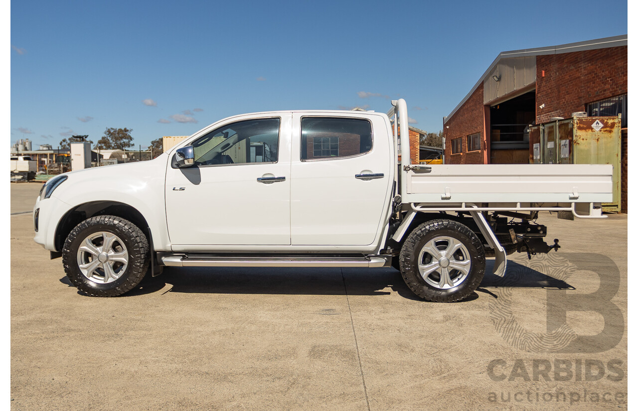 03/2017 Isuzu D-Max LS-U  (4x4)  TF MY17 Crew Cab Utility White Turbo Diesel 3.0L