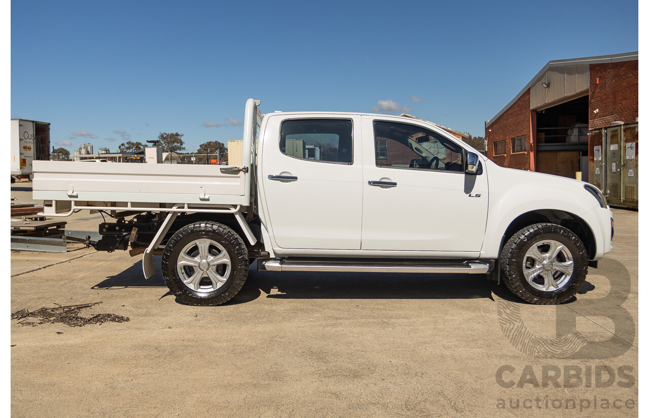 03/2017 Isuzu D-Max LS-U  (4x4)  TF MY17 Crew Cab Utility White Turbo Diesel 3.0L
