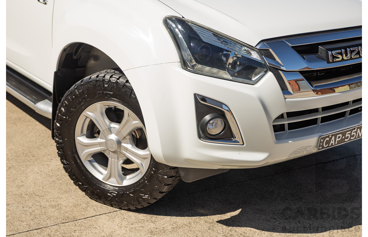 03/2017 Isuzu D-Max LS-U  (4x4)  TF MY17 Crew Cab Utility White Turbo Diesel 3.0L