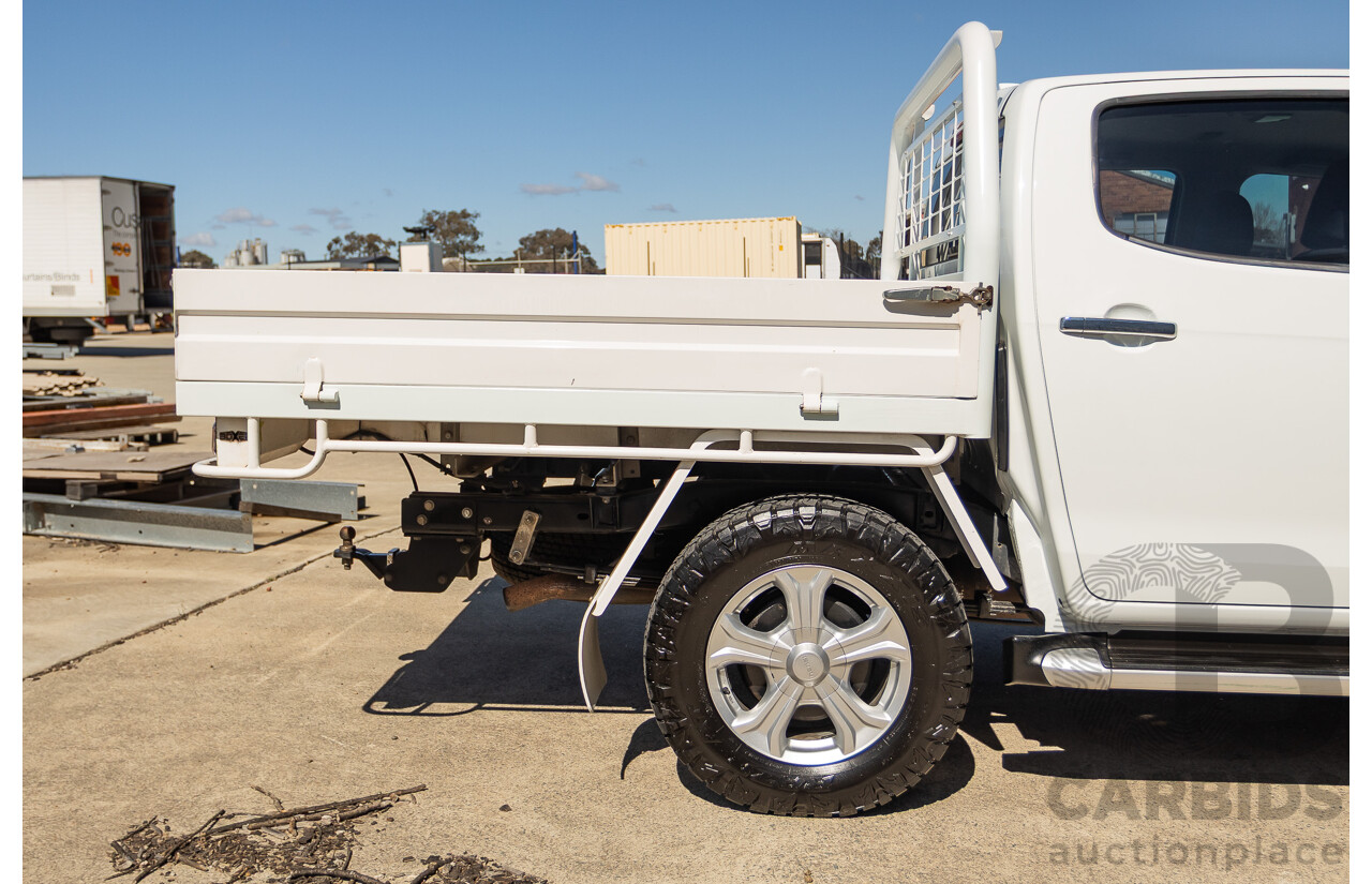 03/2017 Isuzu D-Max LS-U  (4x4)  TF MY17 Crew Cab Utility White Turbo Diesel 3.0L
