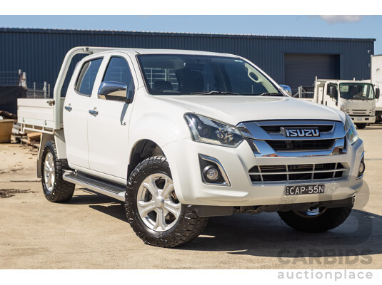 03/2017 Isuzu D-Max LS-U  (4x4)  TF MY17 Crew Cab Utility White Turbo Diesel 3.0L
