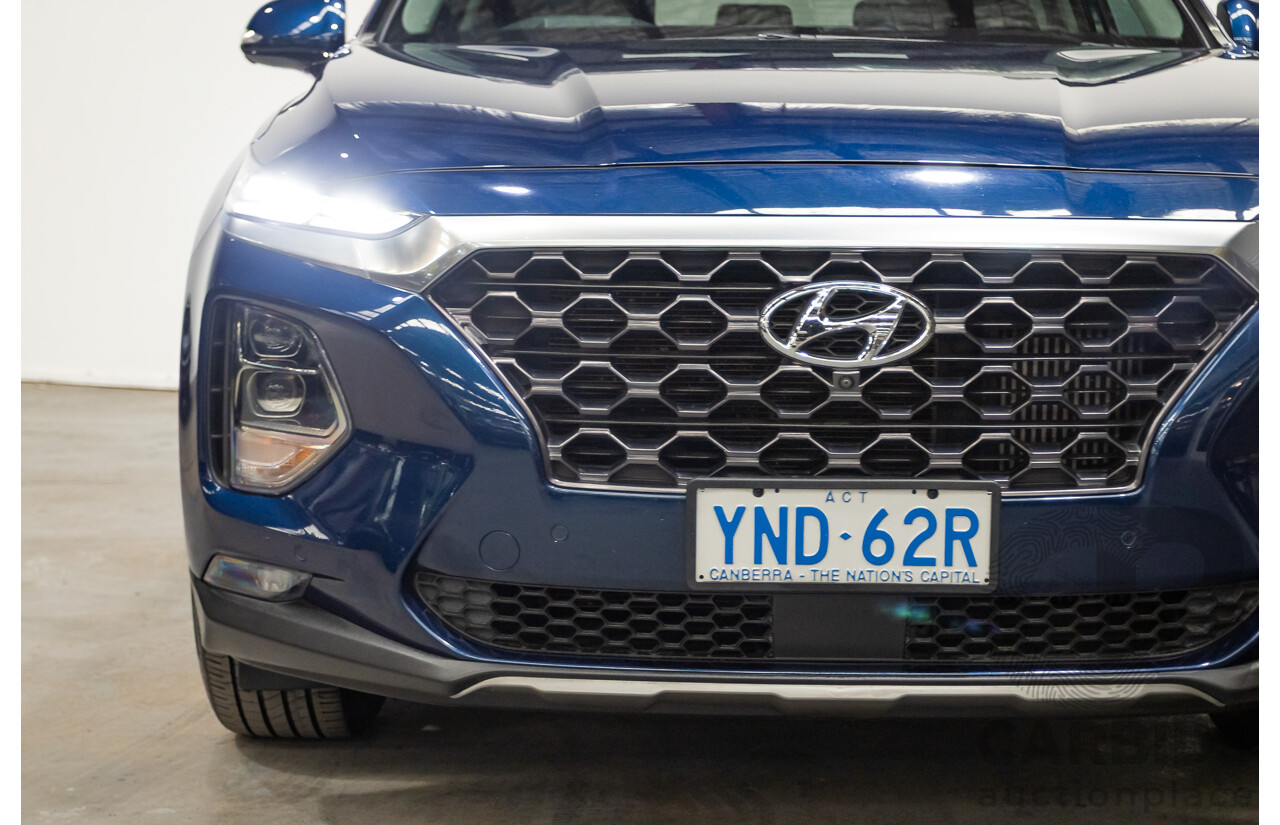 02/2019 Hyundai Santa Fe Highlander CRDi (AWD) TM 4D Wagon Stormy Sea Mica Blue Turbo Diesel 2.2L