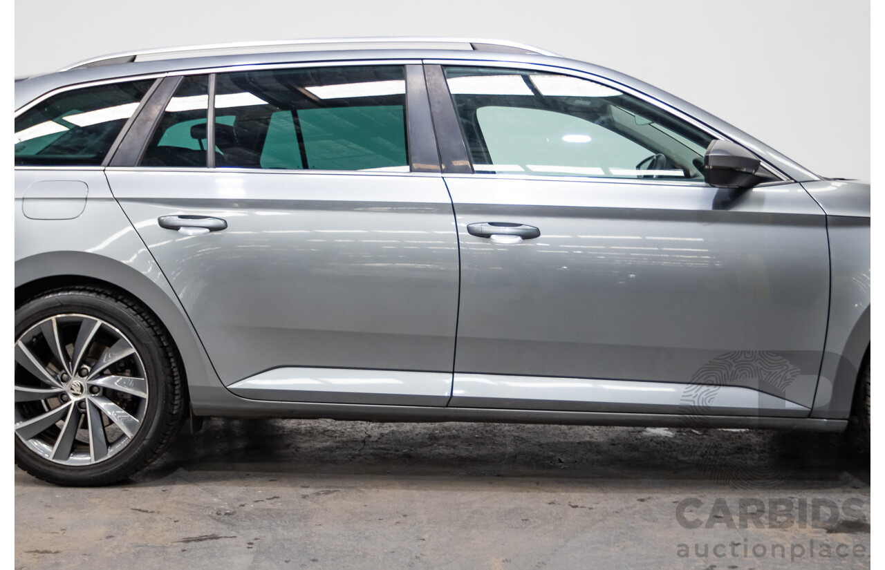 07/2019 Skoda Superb 162 TSI  NP MY19 4D Wagon Brilliant Silver Metallic Turbo 2.0L