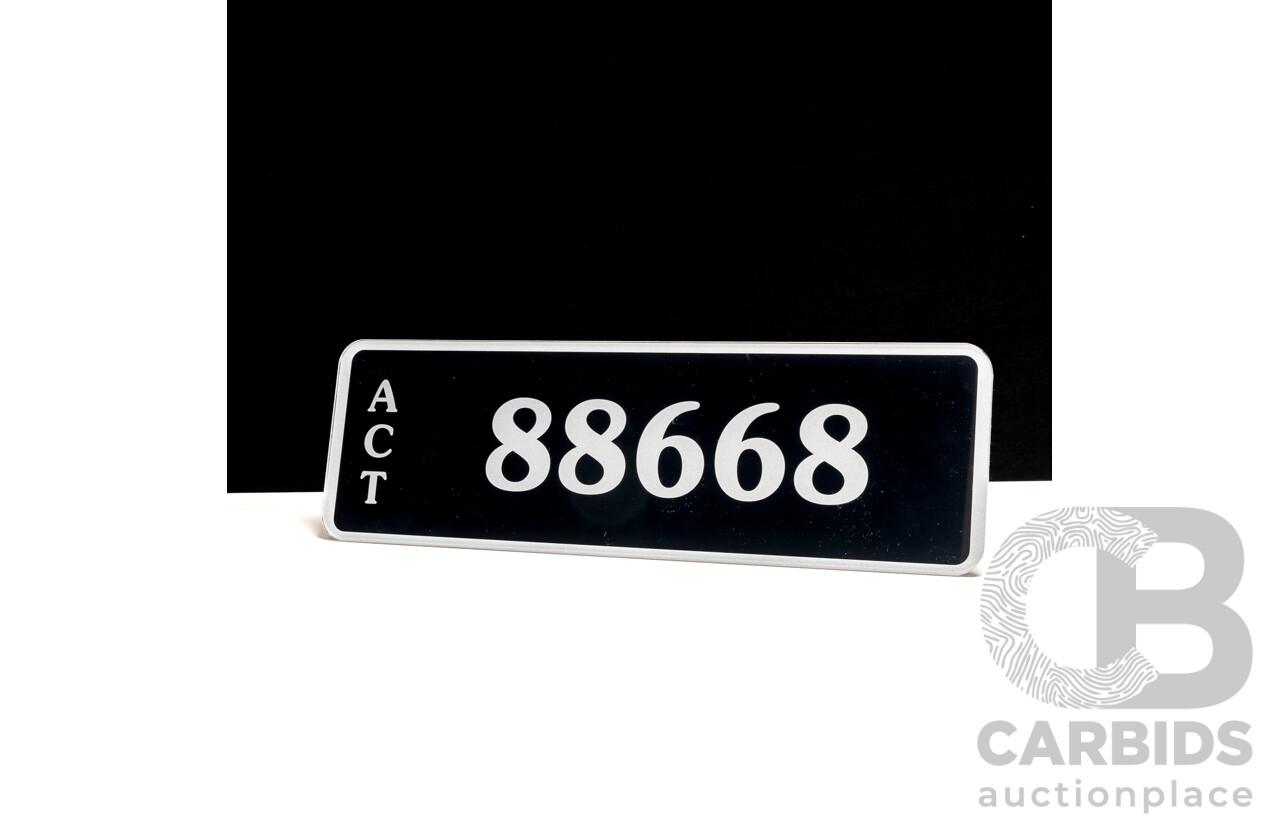 ACT 5- Digit Number Plate - 88668