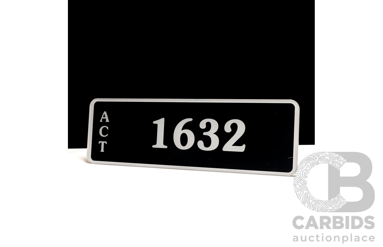 ACT 4 - Digit Number Plate - 1632