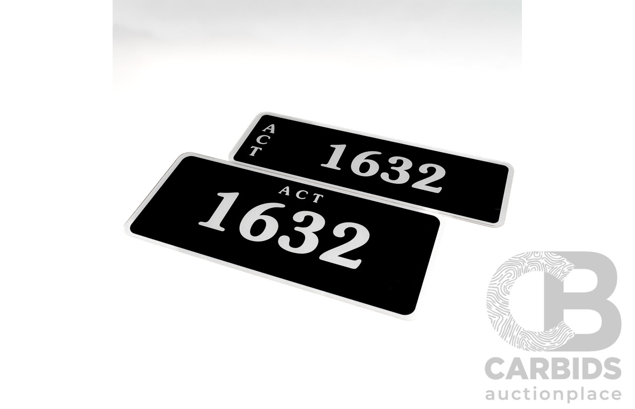 ACT 4 - Digit Number Plate - 1632