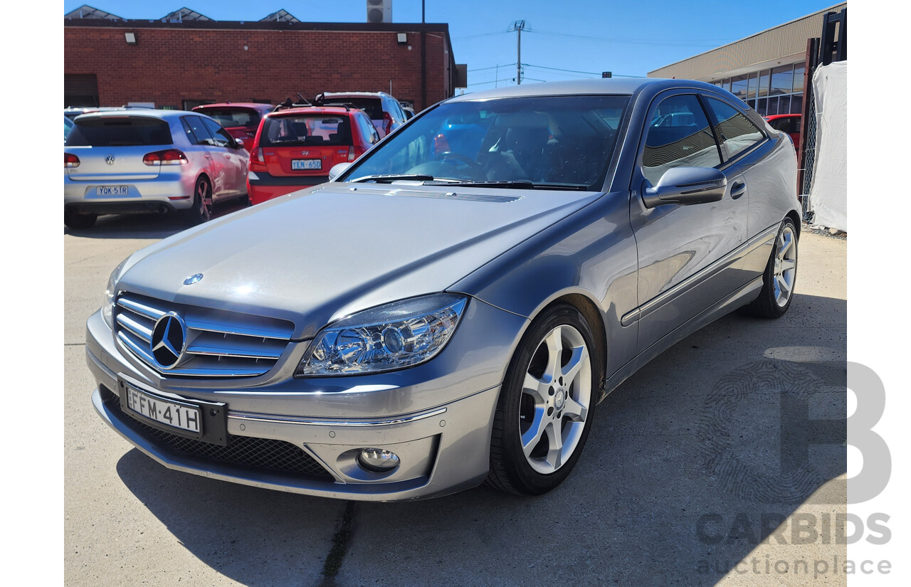 5/2010 Mercedes-Benz CLC 200 Kompressor 203 MY10 2d Coupe Silver 1.8L