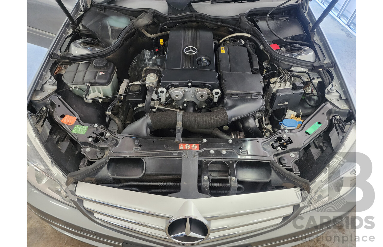 5/2010 Mercedes-Benz CLC 200 Kompressor 203 MY10 2d Coupe Silver 1.8L