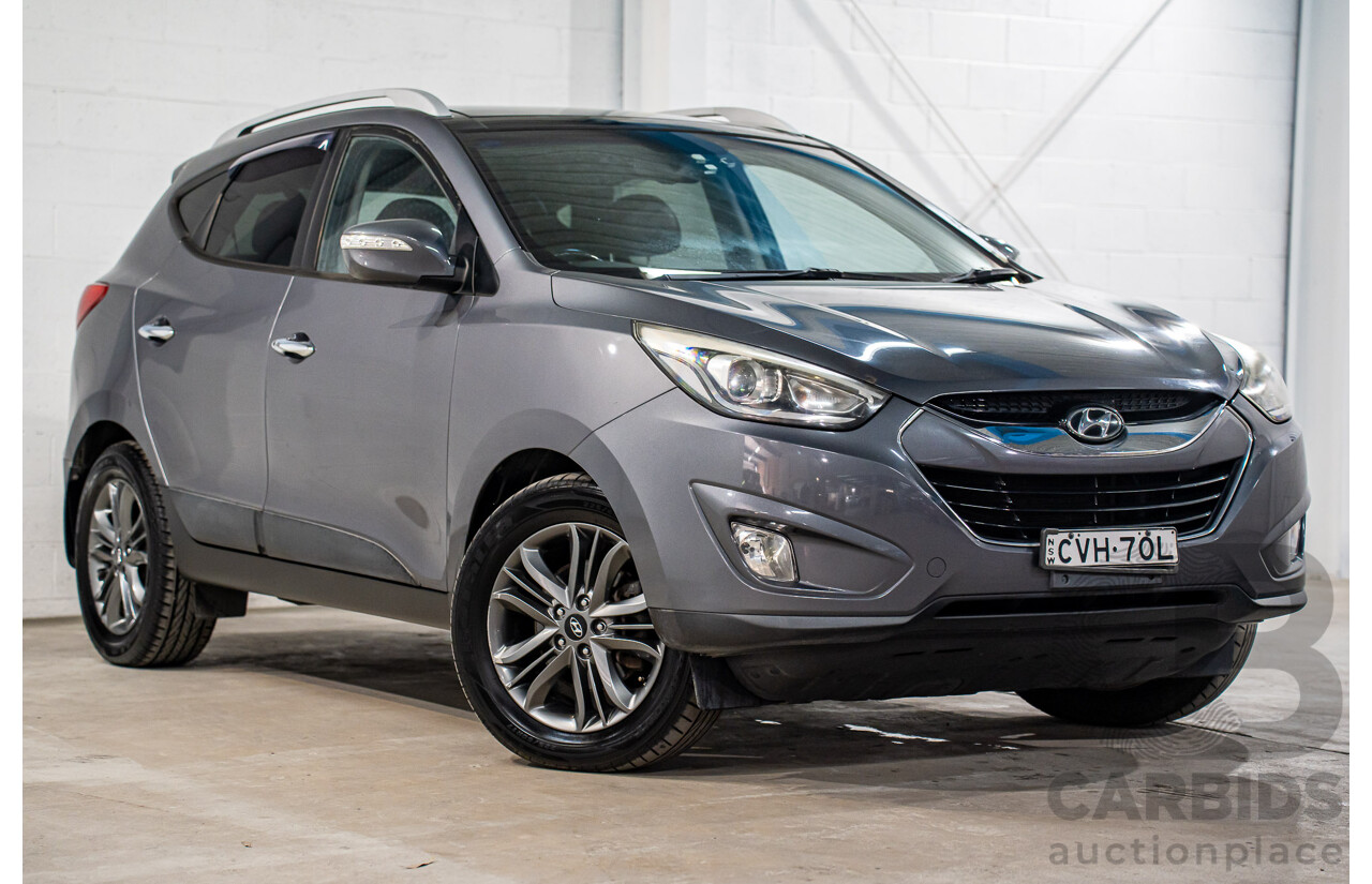 9/2014 Hyundai ix35 Highlander (AWD) LM Series II 4d Wagon Grey Titanium Metallic Turbo Diesel 2.0L