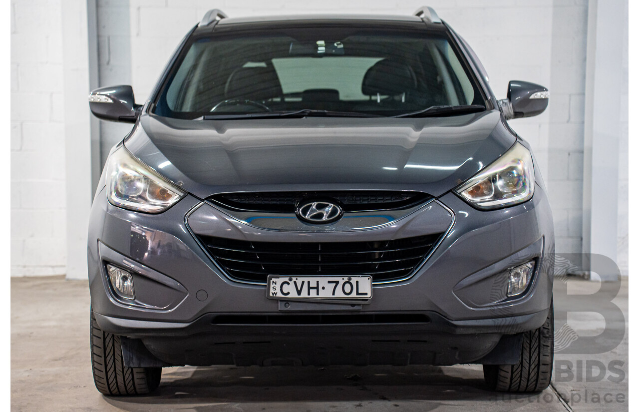 9/2014 Hyundai ix35 Highlander (AWD) LM Series II 4d Wagon Grey Titanium Metallic Turbo Diesel 2.0L