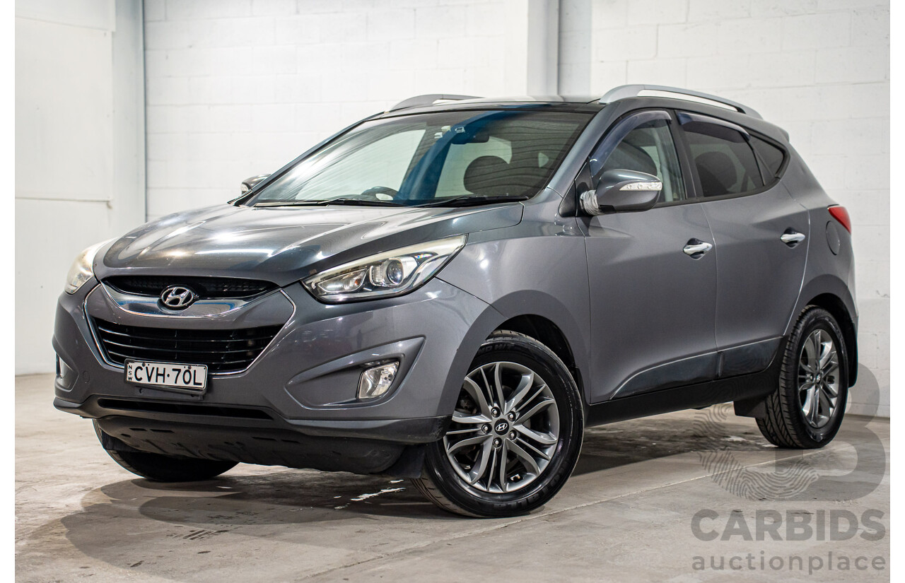 9/2014 Hyundai ix35 Highlander (AWD) LM Series II 4d Wagon Grey Titanium Metallic Turbo Diesel 2.0L