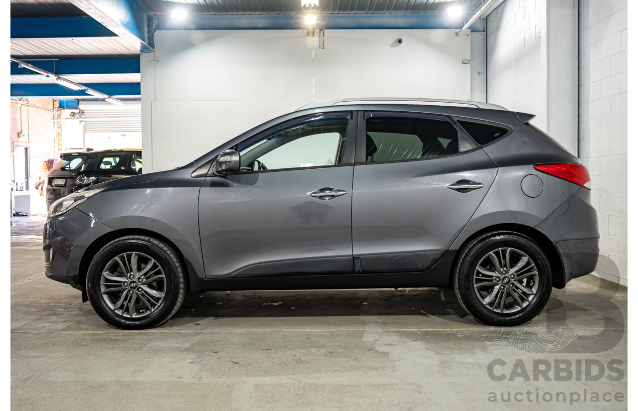 9/2014 Hyundai ix35 Highlander (AWD) LM Series II 4d Wagon Grey Titanium Metallic Turbo Diesel 2.0L