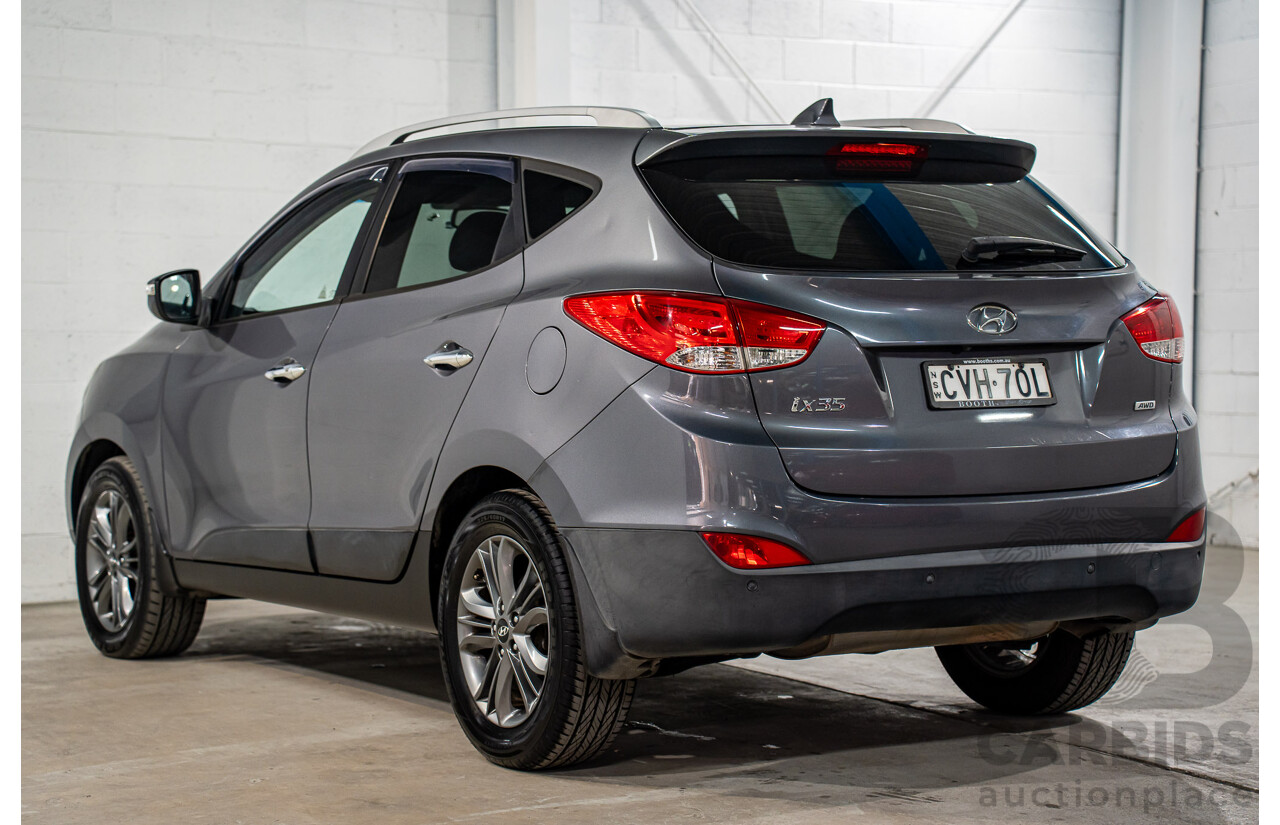 9/2014 Hyundai ix35 Highlander (AWD) LM Series II 4d Wagon Grey Titanium Metallic Turbo Diesel 2.0L